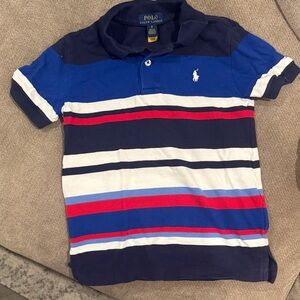 Polo by Ralph Lauren Kids Blue Striped Polo Shirt